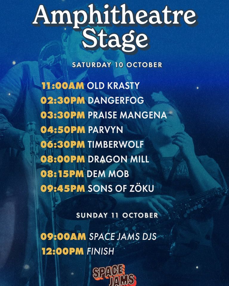 Space Jams 2026 artist playing times